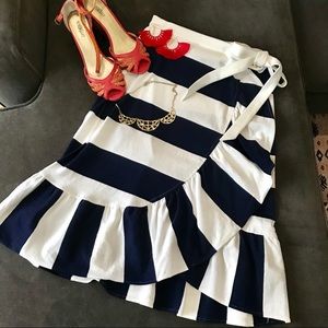 New with tags! J. Crew rugby knit wrap skirt